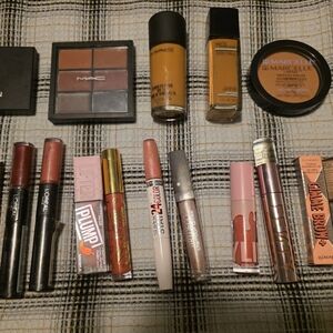 MAC Cosmetics Lipstick & Lip Gloss Assortment in Pink, Nude, Brown and Rose Gold